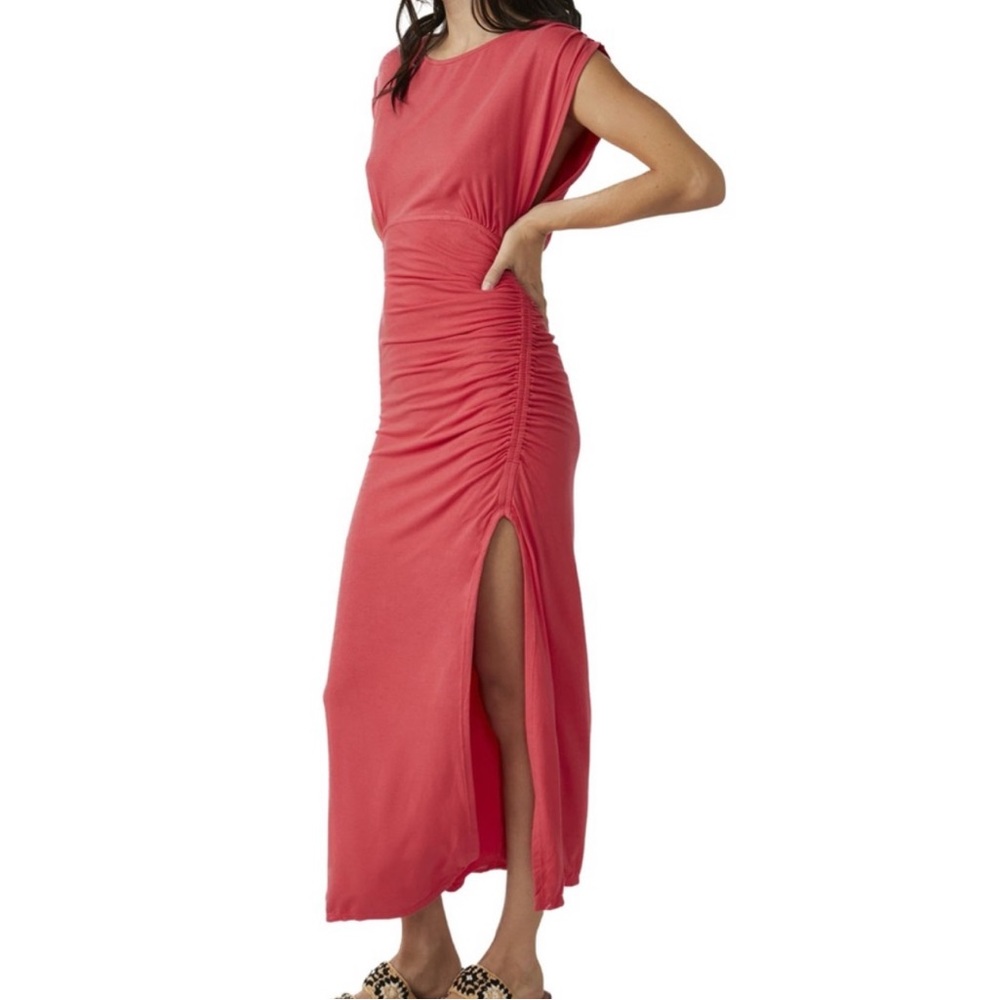 NWOT ✨Free People✨ Lakeside Ruched Dress